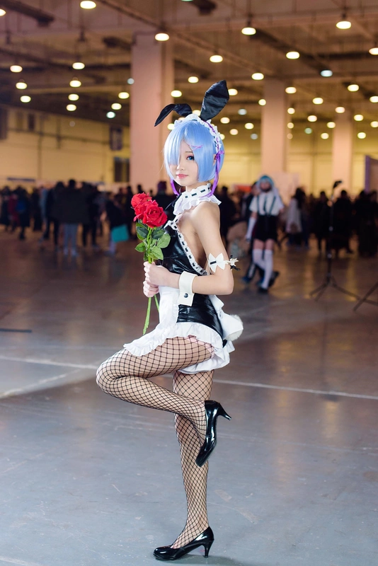 RE从零开始的异世界生活COS蕾姆制服女仆御姐AS03漫展返图~ - 羽天shine